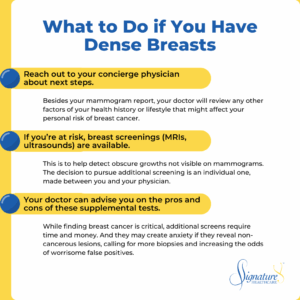 Infographic: What Is Dense Breast Tissue? What to Do if It Shows Up on Your Mammogram