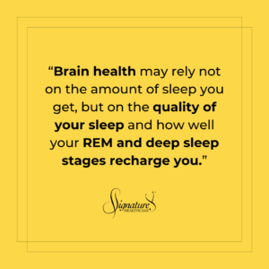 Quote: Is Insomnia a Symptom of Dementia? A Risk Factor?