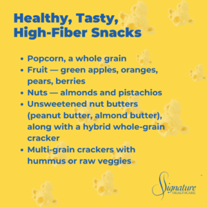 Infographic: Fiber-Rich Snacks: Tasty, Well-Balanced, and Good for Your Health